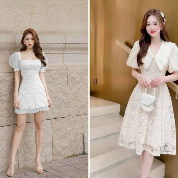 Các kiểu váy đầm dự tiệc cưới trẻ trung đang được ưa chuộng