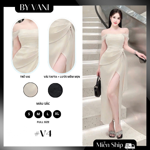 Váy ôm body trễ vai