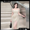 Váy ôm body trễ vai