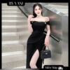 Váy ôm body trễ vai