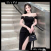 Váy ôm body trễ vai