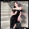 Váy ôm body trễ vai