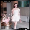Váy Trễ Vai Cúp Ngực Voan Bồng Đi Tiệc N22 BY VANI