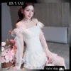 Váy Trễ Vai Cúp Ngực Voan Bồng Đi Tiệc N22 BY VANI