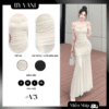 Váy maxi trễ vai