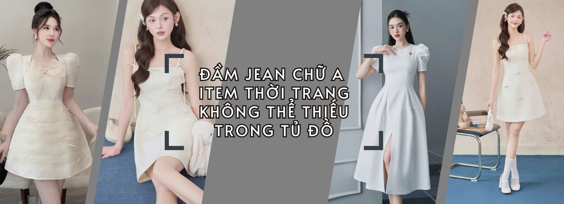 Đầm Jean Chữ A Item Thời Trang Không Thể Thiếu Trong Tủ Đồ