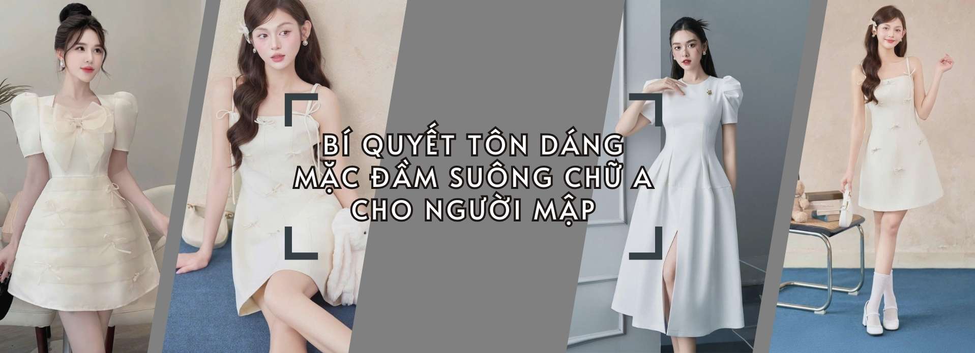 Bí Quyết Tôn Dáng Mặc Đầm Suông Chữ A Cho Người Mập