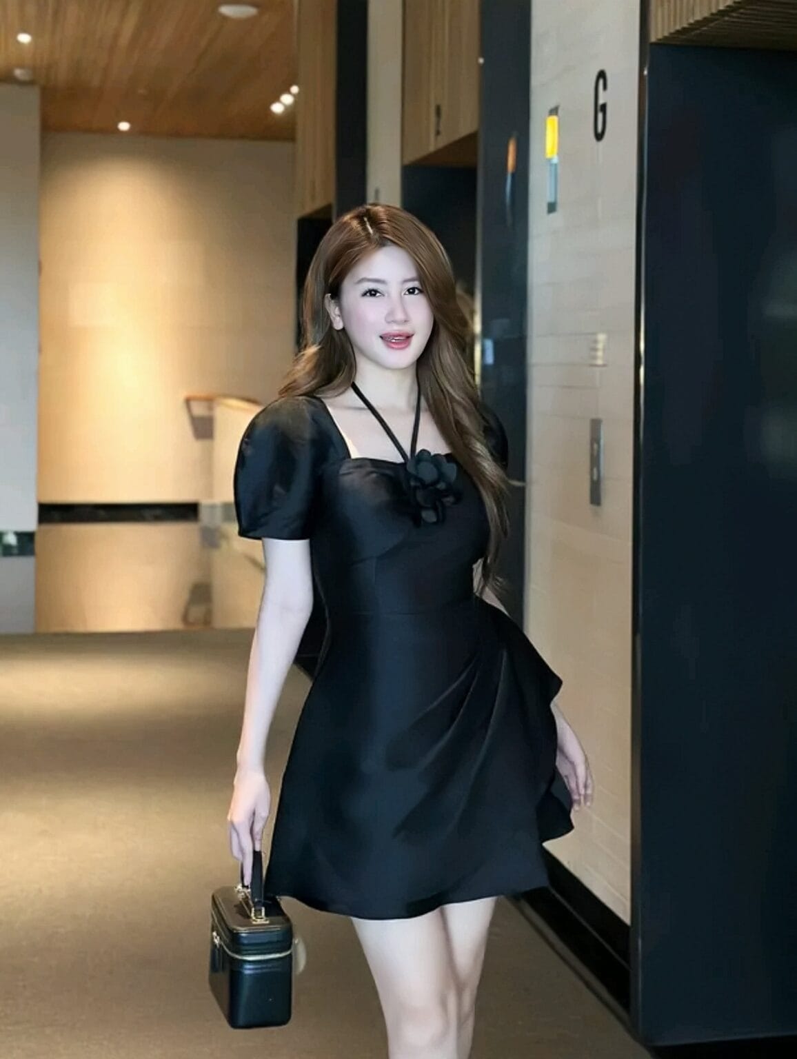 đầm suông chữ a trung niên