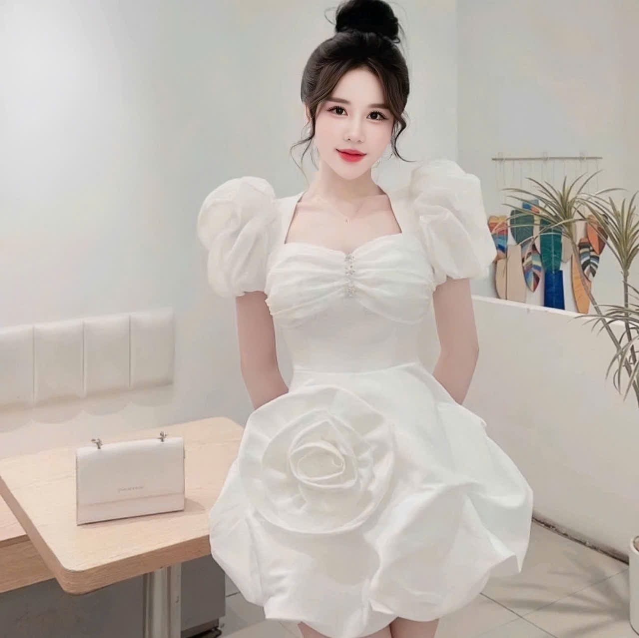 Đầm tafta đẹp