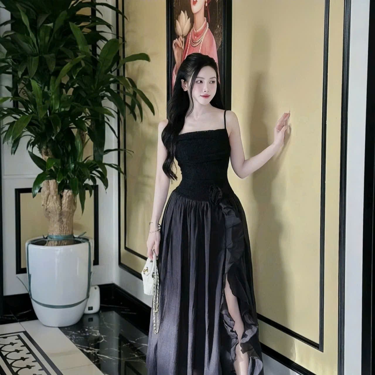 đầm suông chữ a cho người mập