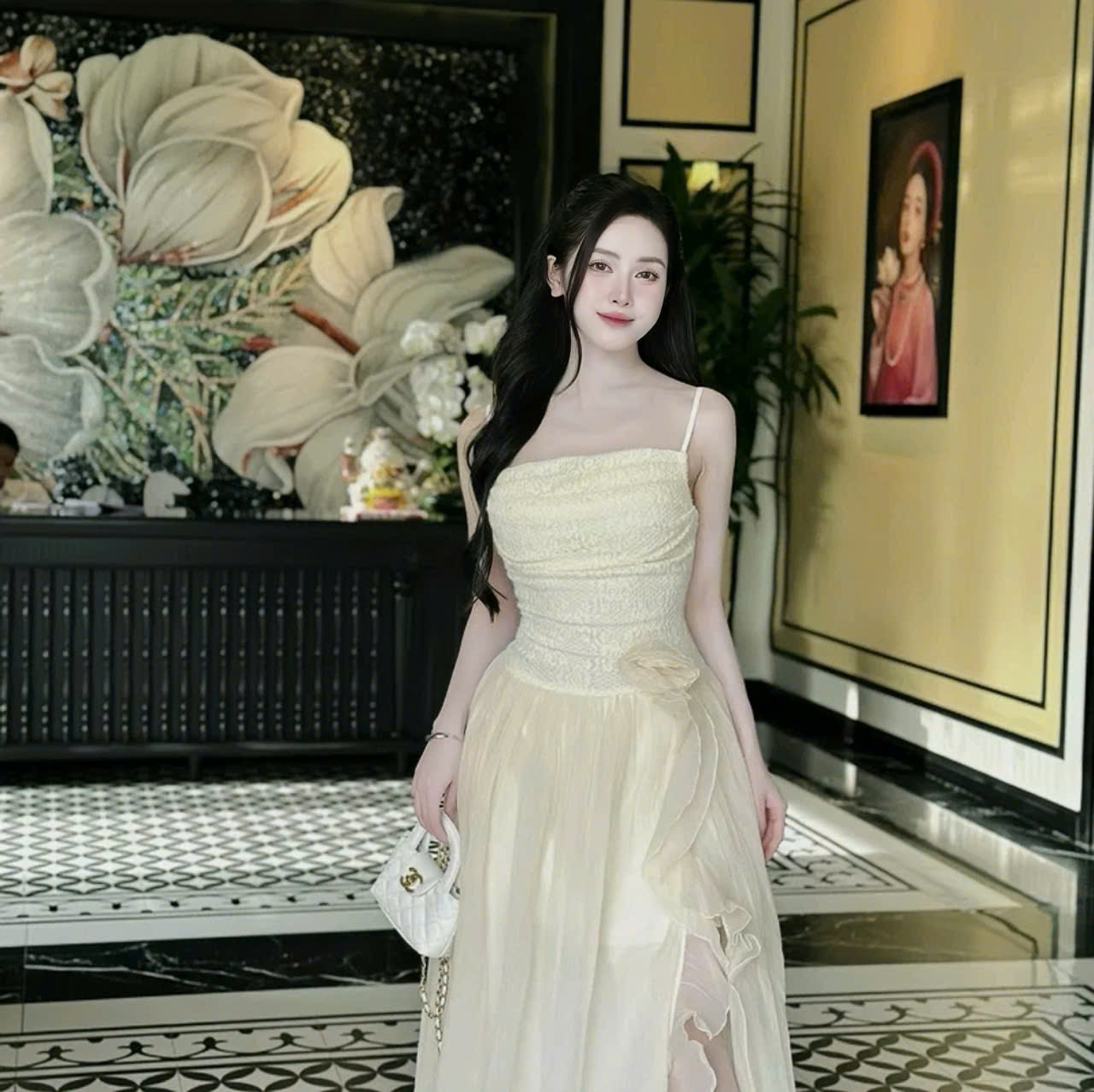 đầm suông chữ a cho người mập