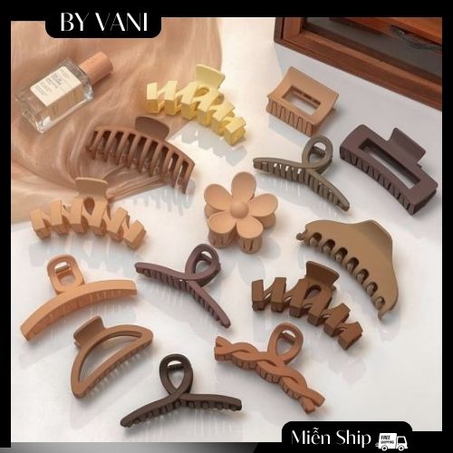 Set 3 Kẹp Tóc Càng Cua Cỡ Lớn Kiểu Hàn Quốc